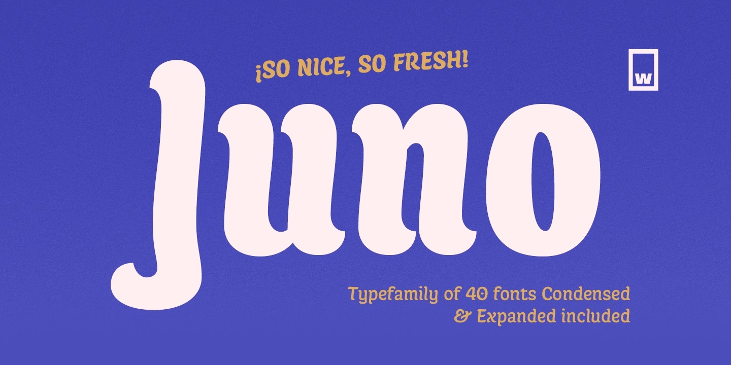 Font Juno Semiexpanded